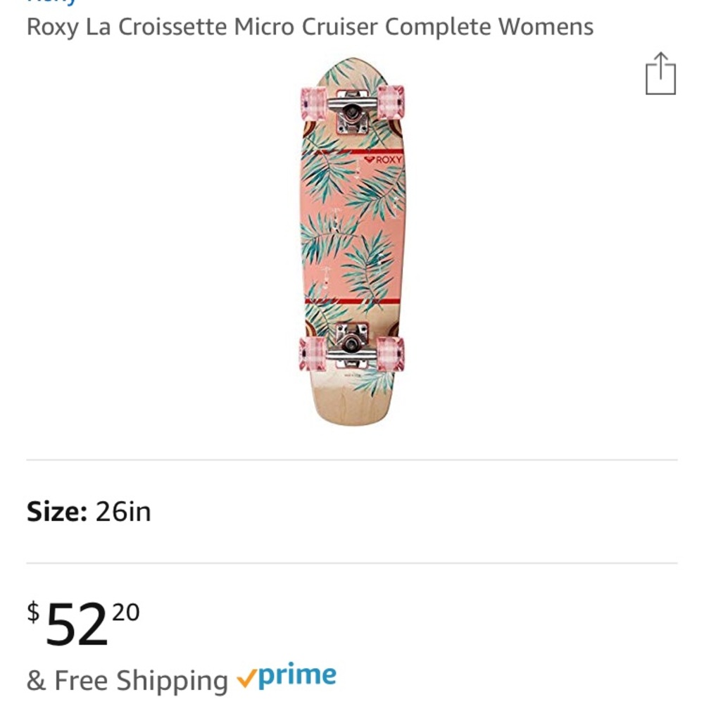 Roxy skateboard